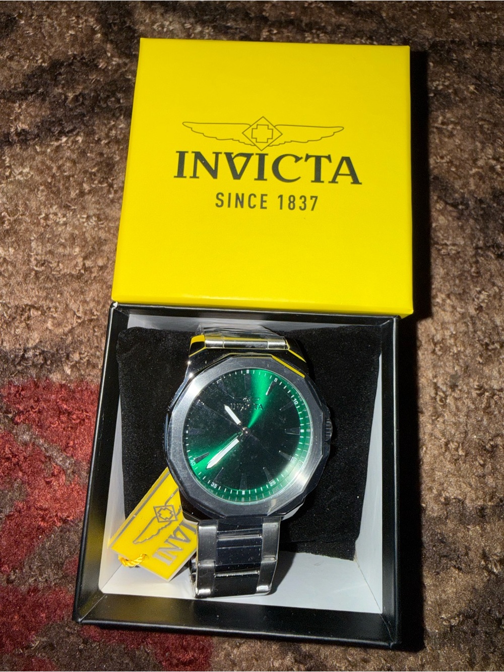 Invicta Speedway Dominus 42mm Stainless Steel Watch with Green Dial- New